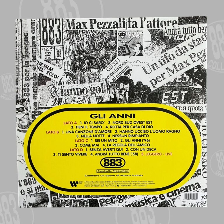 Gli anni (LP) – 883, foto 6