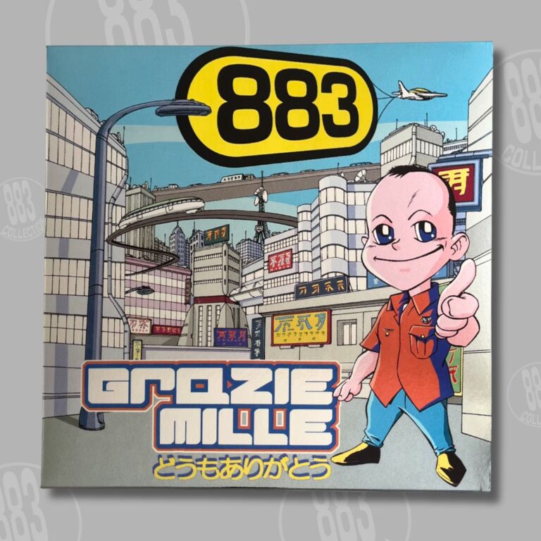 Grazie Mille (LP, Vinile cristallo) – 883, copertina