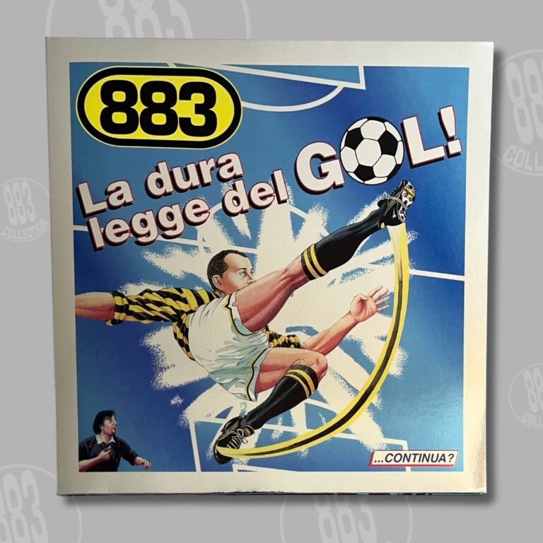 La dura legge del gol (LP, Vinile cristallo) – 883, copertina