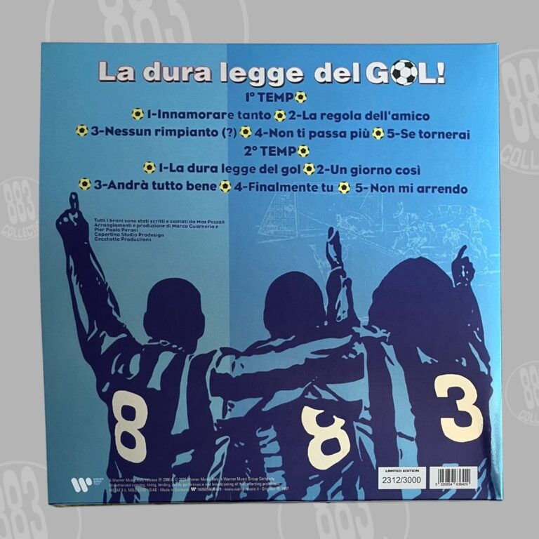 La dura legge del gol (LP, Vinile cristallo) – 883, foto 6