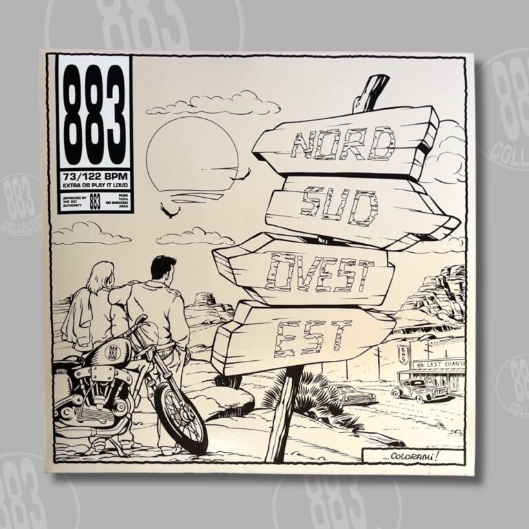 Nord Sud Ovest Est (LP, Vinile cristallo) – 883, copertina