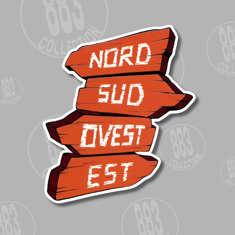 Nord Sud Ovest Est (45 giri) – 883, copertina